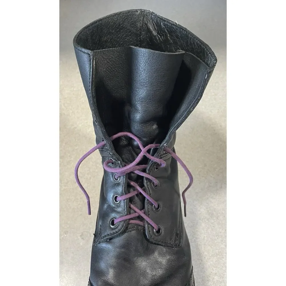 JD Fisk Black Leather Ankle Boots Men’s Size 10 Hipster Fashion Wear
